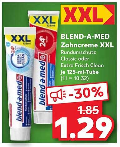 BLEND-A-MED Zahnpasta XXL - Rundumschutz oder Extra Frisch Clean