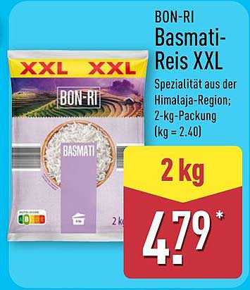 BON-RI Basmati-Reis XXL 2 kg
