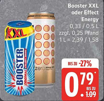 Booster XXL oder Effect Energy