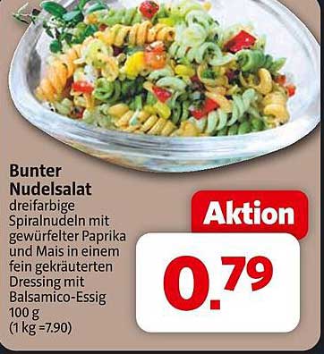 Bunter Nudelsalat