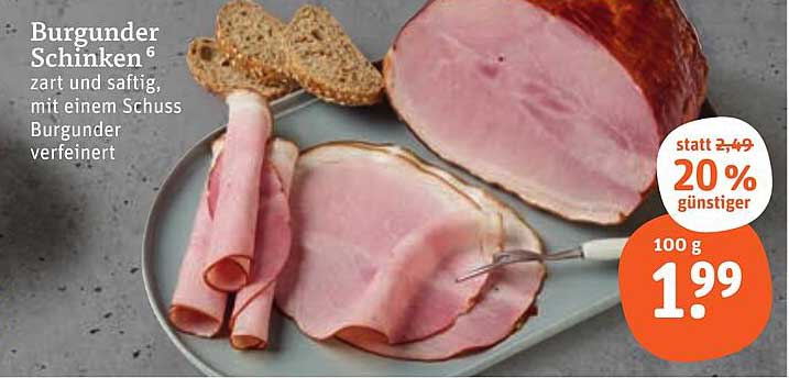 Burgunder Schinken - zart und saftig