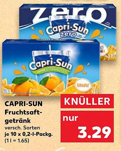 CAPRI-SUN Fruchtsaftgetränk 10 x 0,2 L