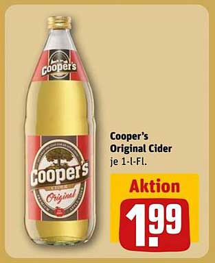 Cooper's Original Cider je 1-L-Fl.