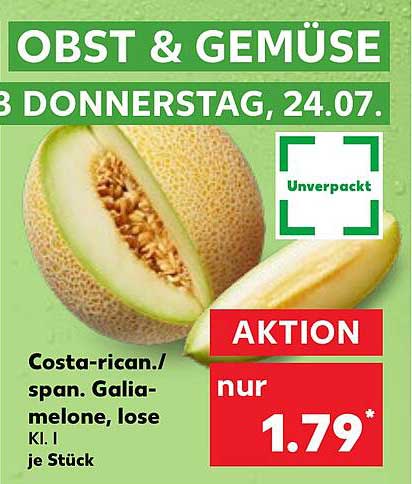Costa-rican./span. Galia-Melone, lose, Kl. I je Stück