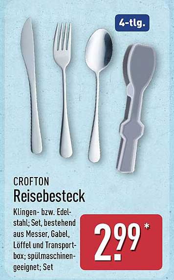 CROFTON Reisebesteck 4-tlg. Set