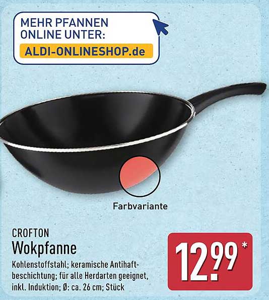 CROFTON Wokpfanne 26 cm