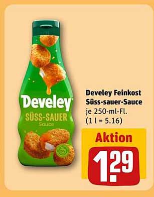 Develey Feinkost Süß-sauer-Sauce 250 ml