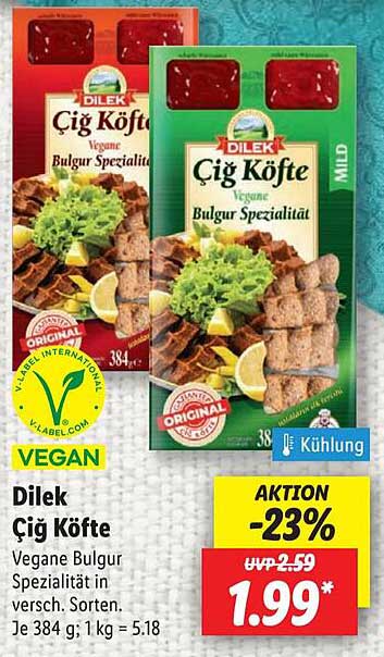 Dilek Çiğ Köfte - Vegane Bulgur Spezialität