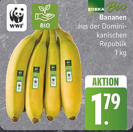 EDIKA Bio Bananen aus der Dominikanischen Republik 1 kg