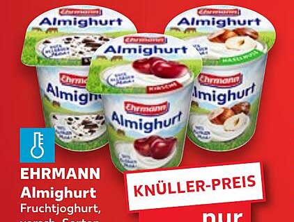 EHRMANN Almighurt Fruchtjoghurt, verschiedene Sorten