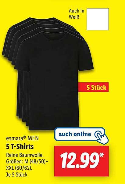 esmarä® MEN 5 T-Shirts