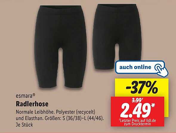 esmará Radlerhose - bequem und stylish zum Spitzenpreis!