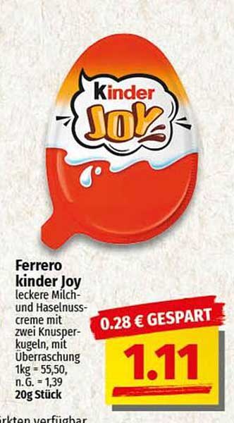 Ferrero Kinder Joy 20g Stück