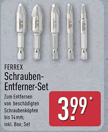 FERREX Schrauben-Entferner-Set