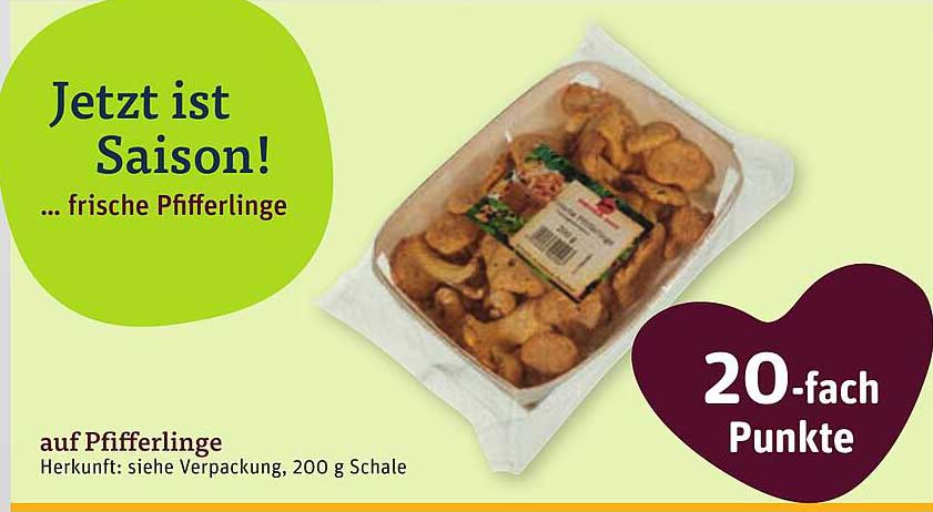 Frische Pfifferlinge 200 g von tegut