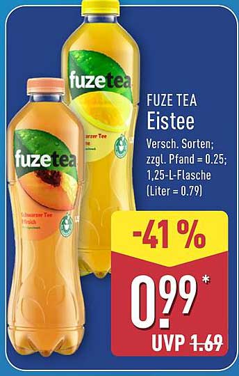 FUZE TEA Eistee - Verschiedene Sorten