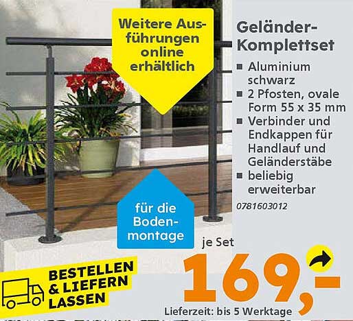 Geländer-Komplettset