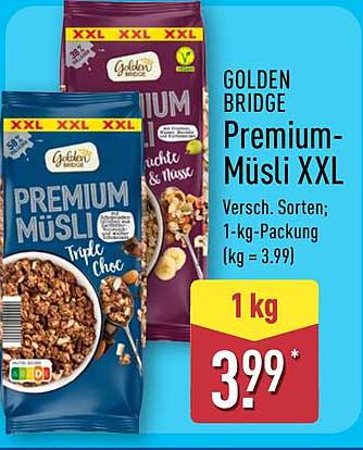 GOLDEN BRIDGE Premium-Müsli XXL
