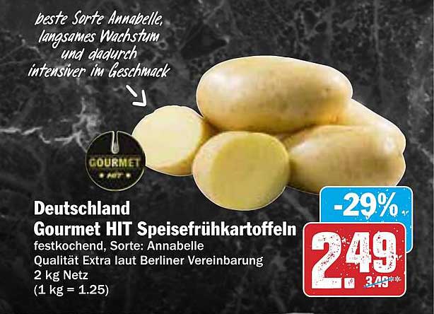 Gourmet HIT Speisefrühkartoffeln - Annabelle