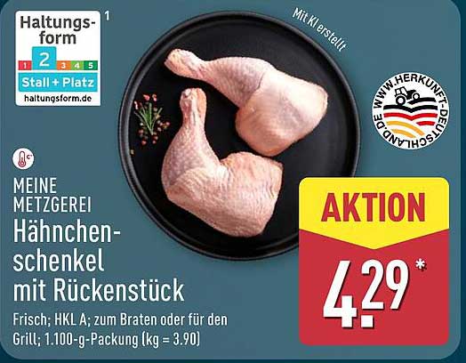 Hähnchenschenkel mit Rückenstück – Frisch aus der MEINE METZGEREI