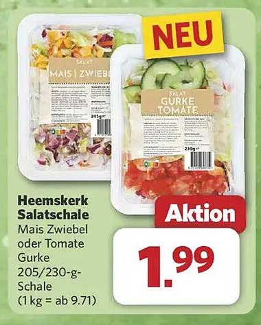 Heemskerk Salatschale Mais Zwiebel oder Tomate
