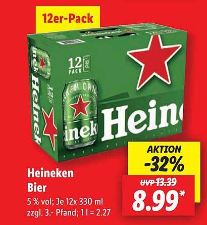 Heineken Bier 12er-Pack