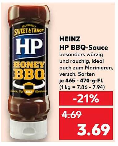HEINZ HP BBQ-Sauce 465-470g