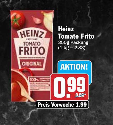 Heinz Tomato Frito 350g - Aktion vom 21.07.2025 bis 26.07.2025