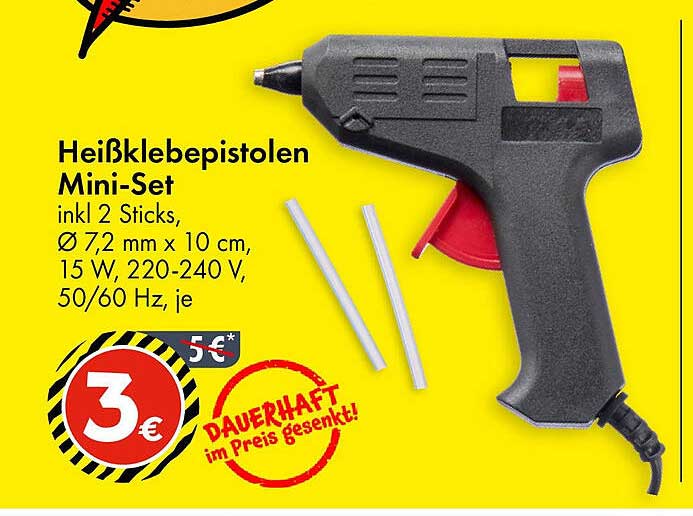 Heißklebeplatten Mini-Set inkl. 2 Sticks