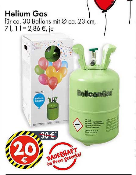 Helium Gas für Ballons – Unvergesslicher Partyspaß!
