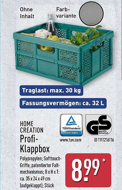 HOME CREATION Profi-Klappbox