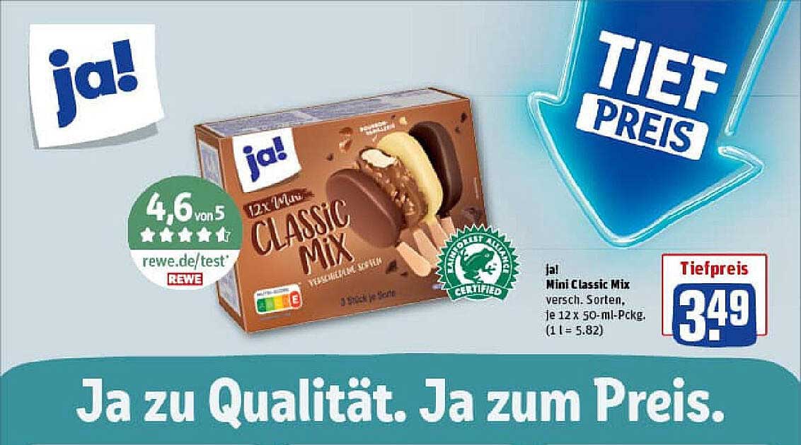 Ja! Mini Classic Mix 12 x 50 ml