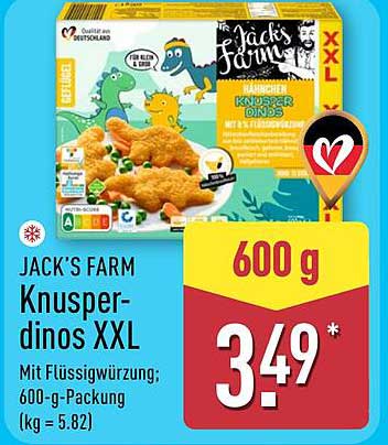 JACK'S FARM Knusperdinos XXL 600 g