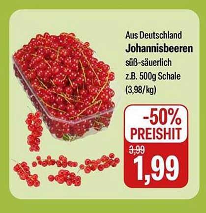 Johannisbeeren - süß-sauer, frisch aus Deutschland
