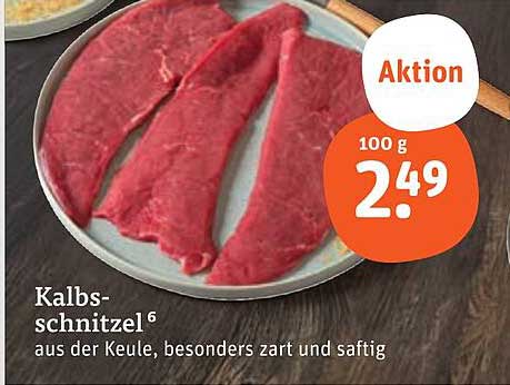 Kalbsschnitzel - besonders zart und saftig