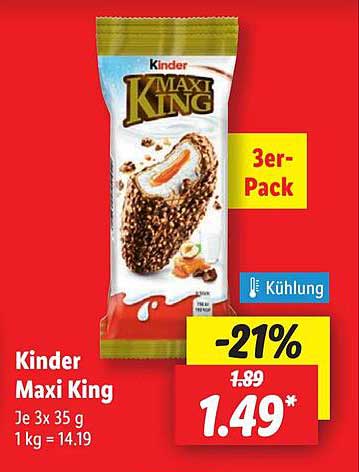 Kinder Maxi King 3er-Pack