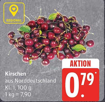 Kirschen aus Norddeutschland - Kl. I, 100 g