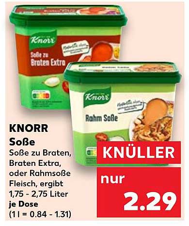 KNORR Soße zu Braten, Braten Extra oder Rahmsoße