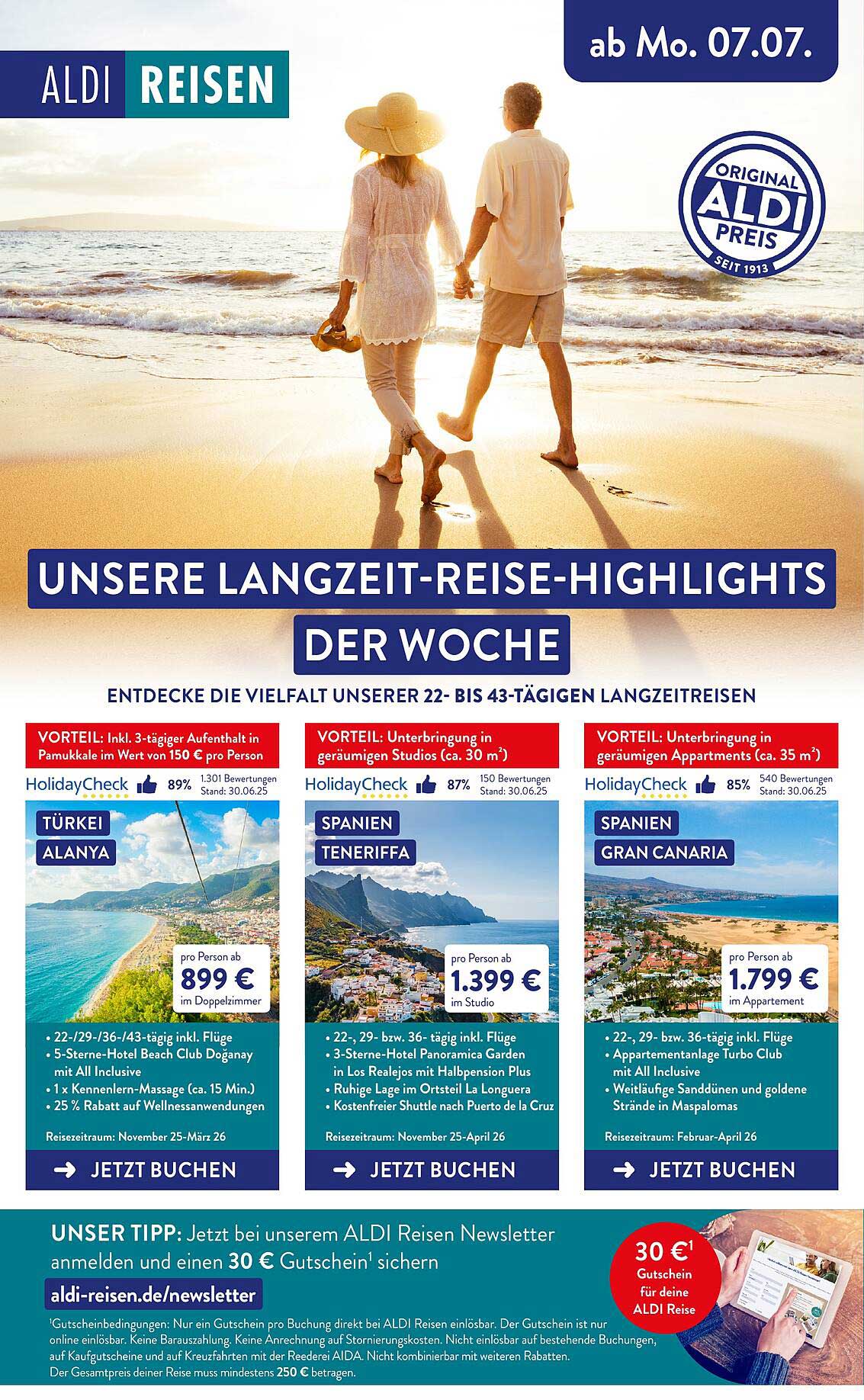 Langzeitreise nach Alanya, Türkei