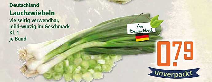 Lauchzwiebeln aus Deutschland - vielseitig verwendbar, mild-würzig im Geschmack