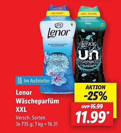 Lenor Waschparfüm XXL - Verschiedene Sorten