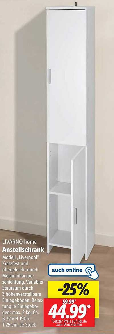 LIVARNO home Anstellschrank Modell 'Liverpool'