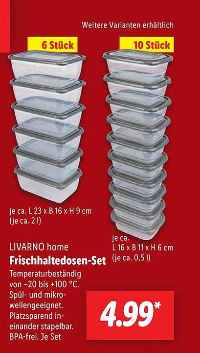 LIVARNO home Frischhaltedosen-Set
