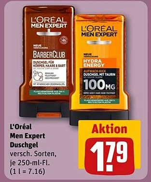 L'Oréal Men Expert Duschgel - verschiedene Sorten