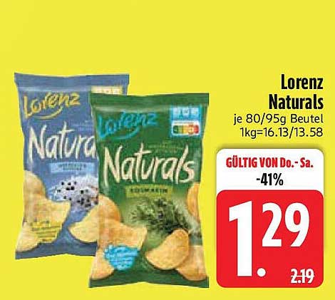 Lorenz Naturals - Knuspriger Genuss zu einem unschlagbaren Preis!