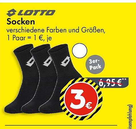 Lotto Socken im 3er-Pack – Praktisch und günstig!