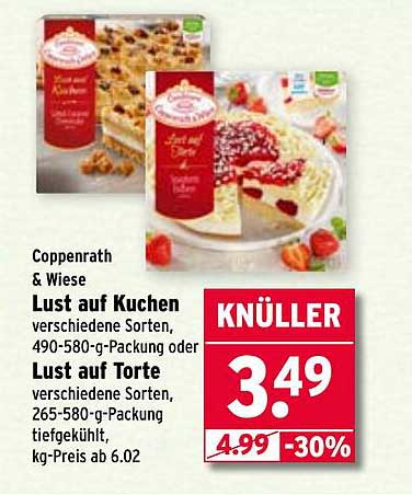 Lust auf Kuchen und Torte von Coppenrath & Wiese