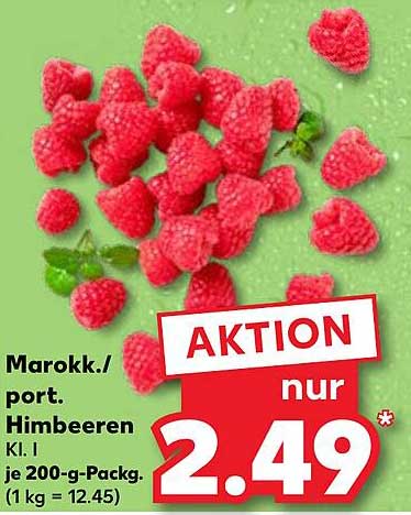 Marokkanische und portugiesische Himbeeren