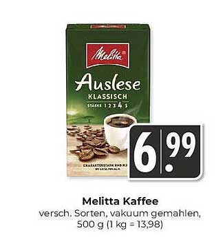 Melitta Auslese Klassisch Kaffee, 500 g