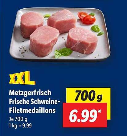 Metzgerfrisch Frische Schweine-Filetmedaillons
